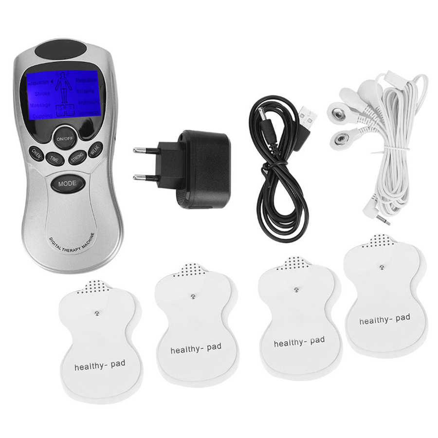 Puls Stimulator Digitale Pulse Body Massager Spierstimulator Met Lcd Backlight Scherm Therapie Machine Eu 220V Body Massager