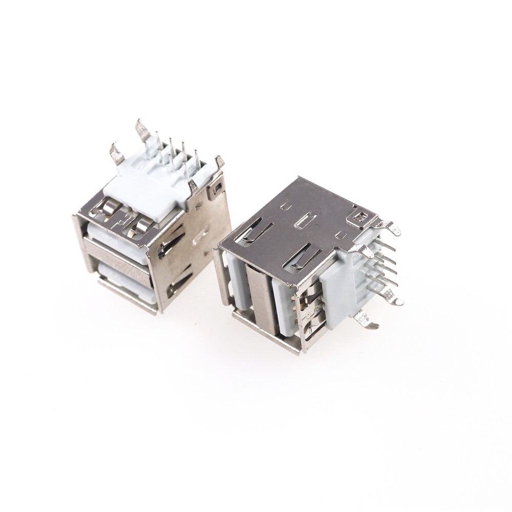 5 stk usb-kontakt 2.0 stikkontakt hankjønn a type b type smt overflatemontering gjennom skrog pcb velg å bestille: Av dobbel havn
