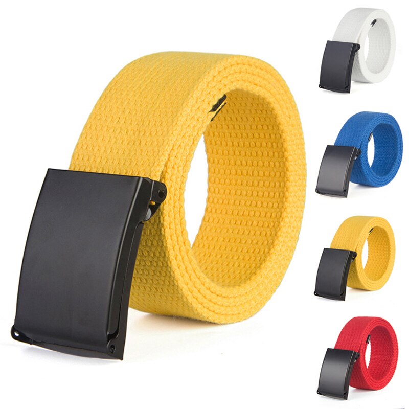Ceinture en toile tissée à Double boucle | décontracté , ceinture tressée pour hommes, ceinture de taille,