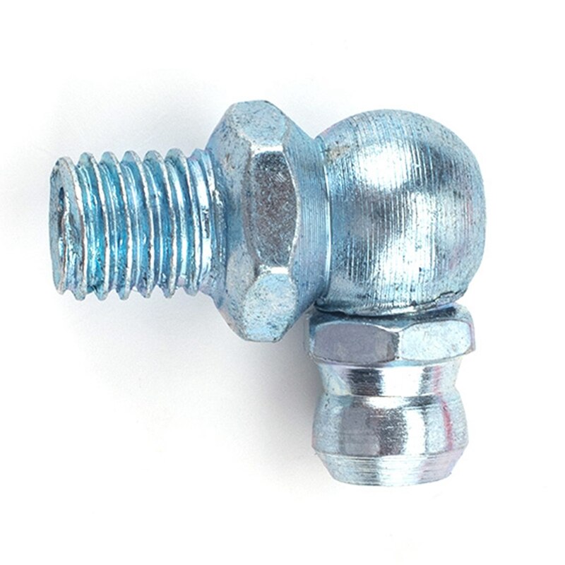 50-Stukken Mm Metric Hydraulische Zerk Grease Fitting Met 50Pcs Caps Assortiment Set Kit - M6 M10 Straightangled fittings