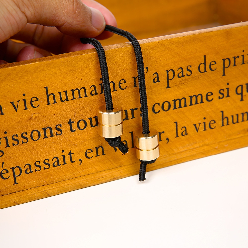 juguete Begleri Yoyo Fidget movimiento extremo dedo decompresión artefacto cobre dos cuentas y una cuerda