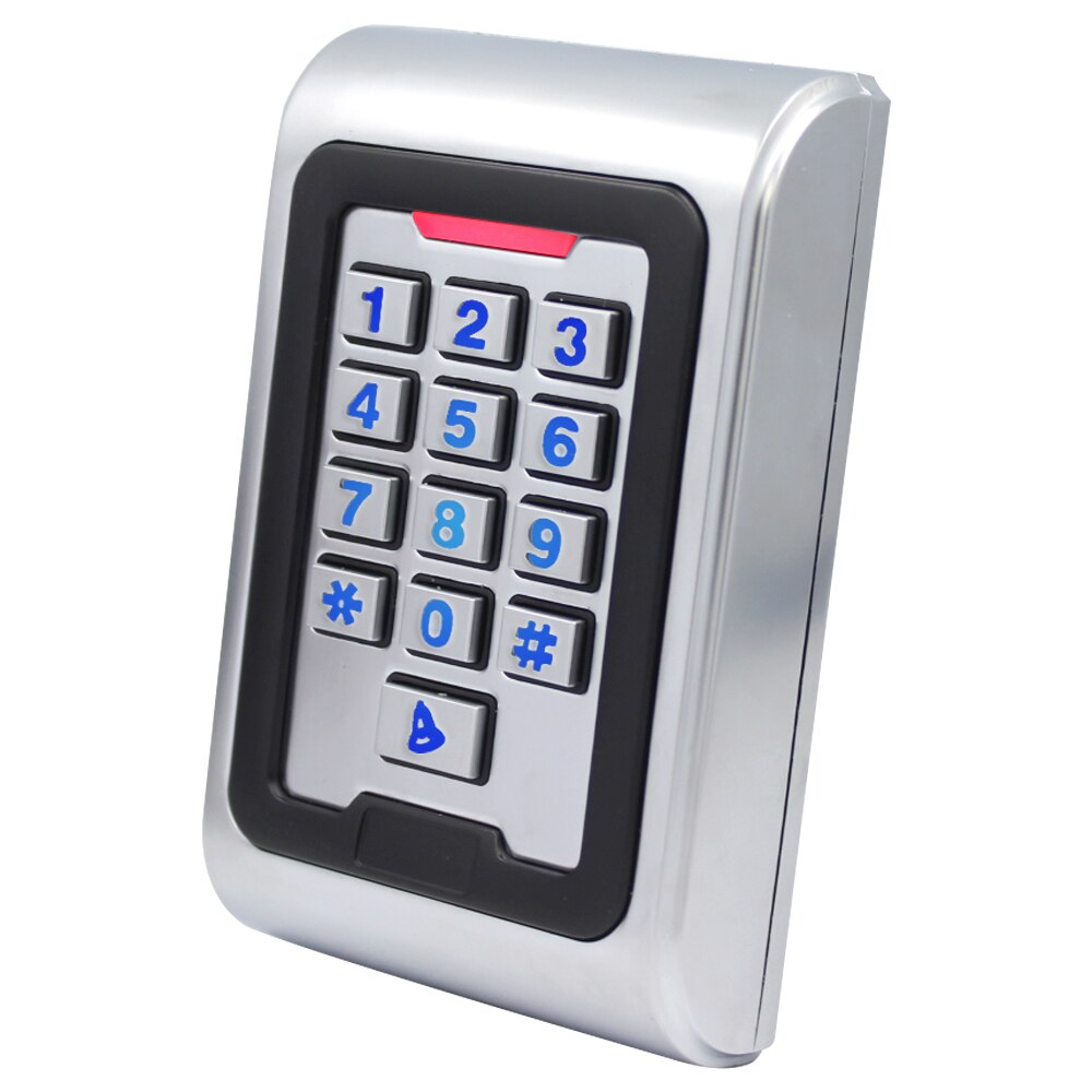 Metal standalone access IP68 Waterproof Controller outdoor ID Card Door backlight Access Control WG input output 2000 Users: 13.56MHZ