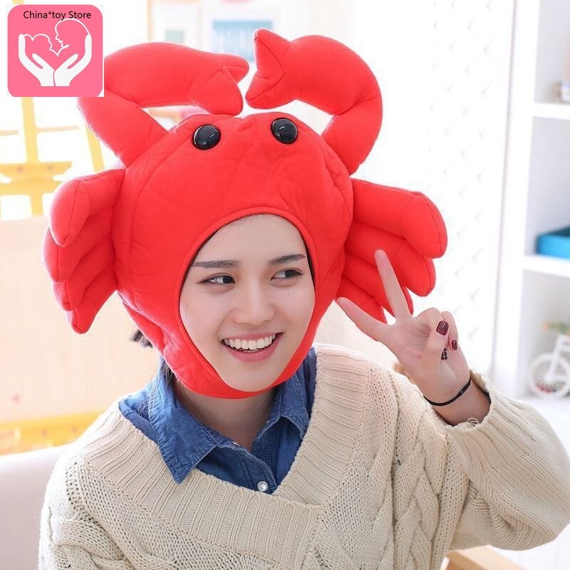 Cartoon Krab Hood Hat, Foto Rekwisieten, Kleding Accessoires, Voor Kinderen