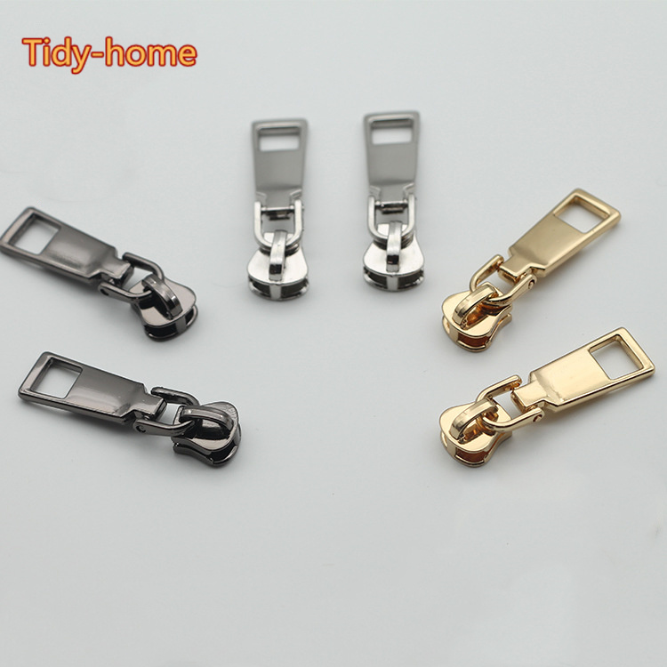 10Pcs Hight Grade Thicken #5 Hars Rits Sliders Rits Trekkers Rits Hoofd Reparatie Rits Slider Voor Jas reparatie Kit