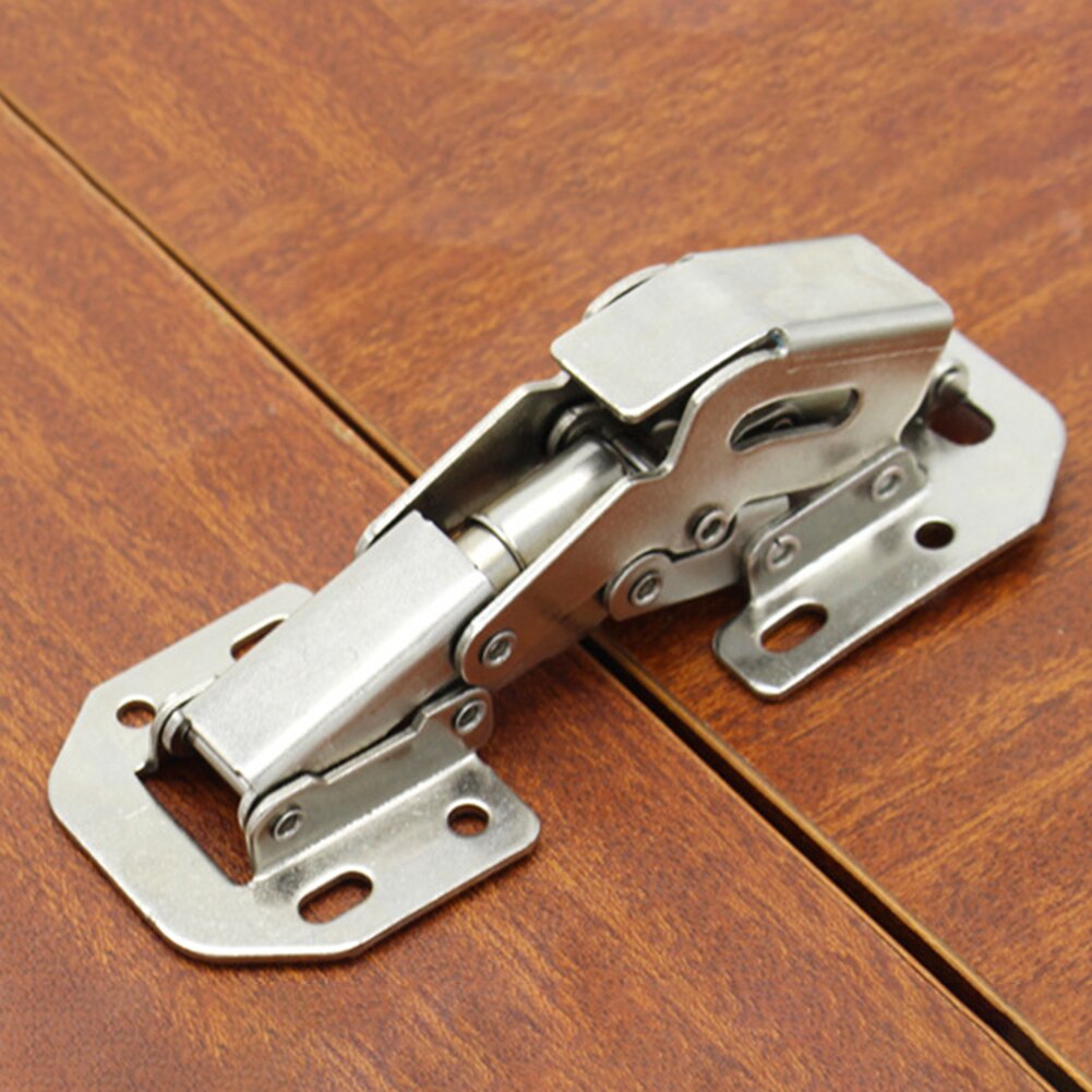 Bridge Shaped Spring Cabinet Closet Door Hinges Damper Buffer Furniture Hardware Stainless Steel for Cabinet Cupboard