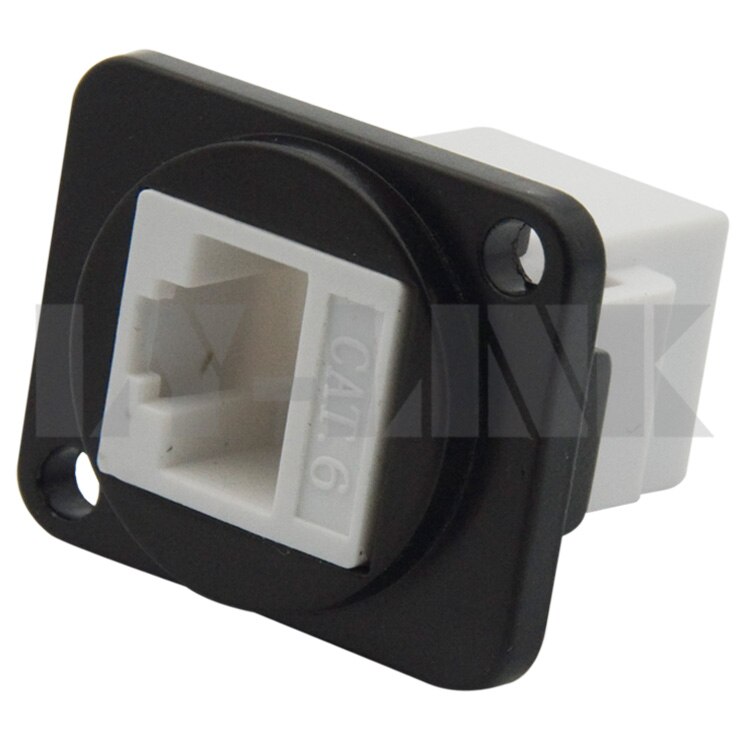 D type CAT6 RJ45 metal connector