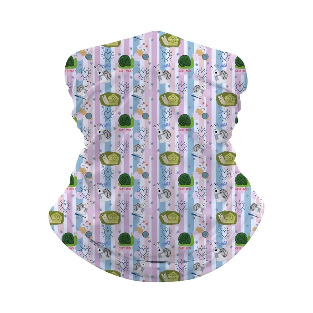 Pinksee barn bandana hals tub huvudduk polyester hals leggings bandana utsida vindtät mask tub halsduk: L