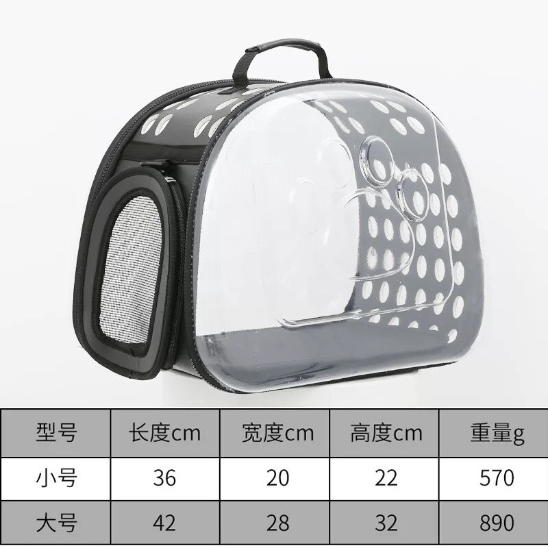 Pet Carrier Astronaut Space Capsule Backpack for Cats Small Dogs Portable Doggie Kitten Cat Travel Bag Outdoor Puppy Supplies: Q-104