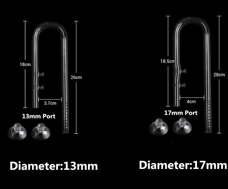 Aquarium Water Plant Fish Tank Glass Inflow Outflo... – Grandado
