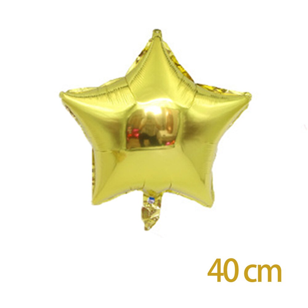 Anzahl ballons 32 zoll Baby Dusche Helium Folien ballon Gold Silber Rosa verrotten Blau Ziffer Globos Geburtstag Party Hochzeit ballon: Stern Ballon