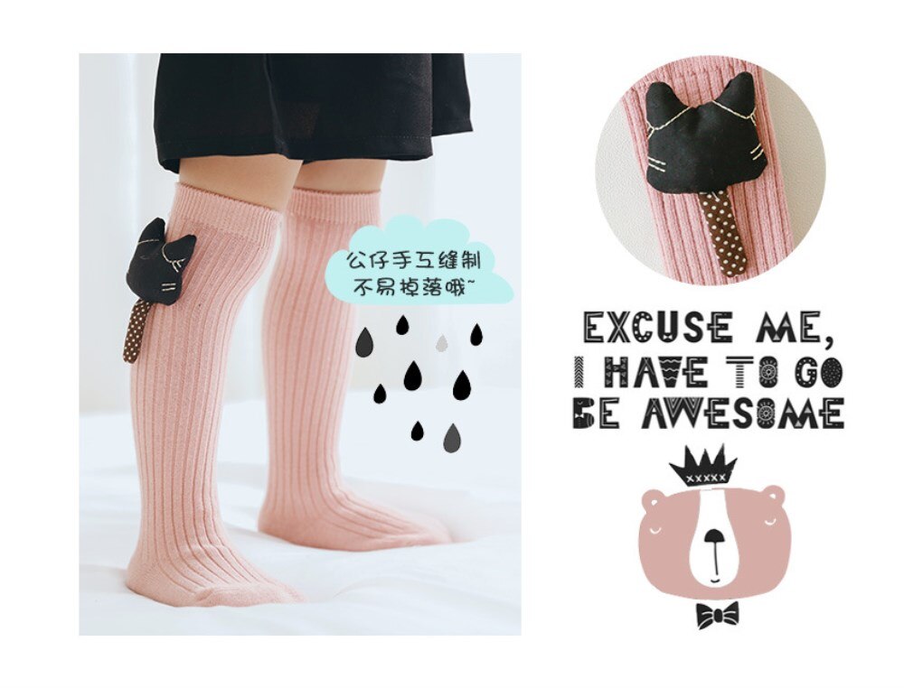 Leuke Baby Kids Meisjes Katoen Panty Warme Kousen Broek Kousen Panty: Roze / 12m