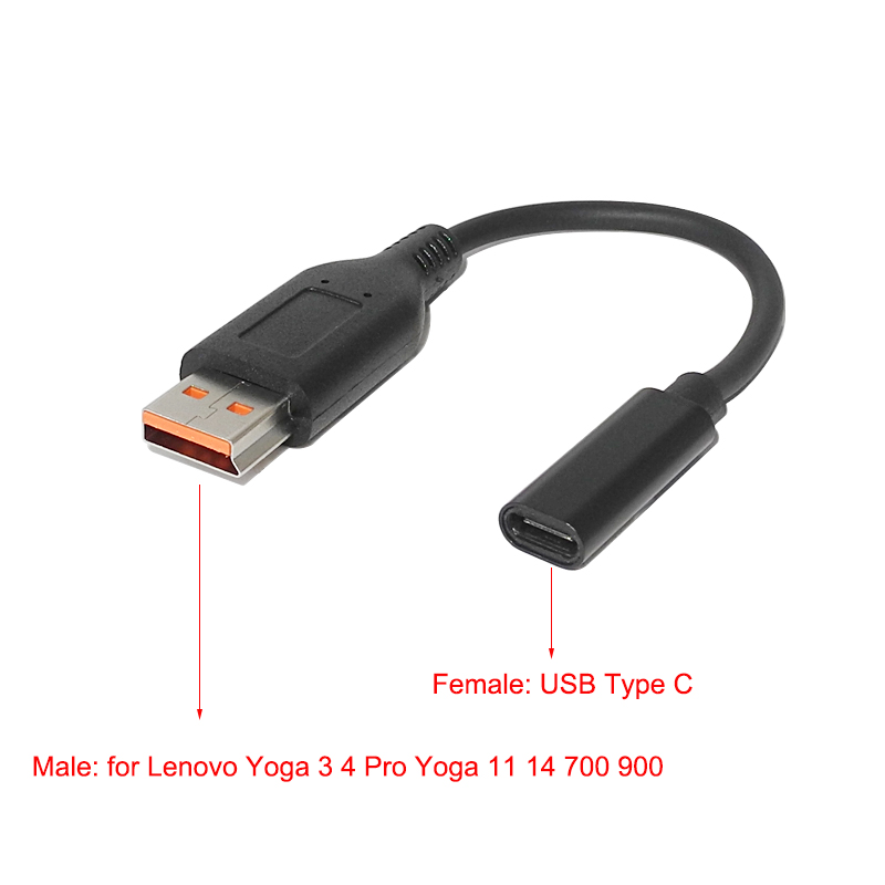 65W PD Type C USB 3.1 Power Adapter Cable Female to Power Connector Converter 4.0*1.35 5.5*2.5 4.5*3.0 4.0*1.7m