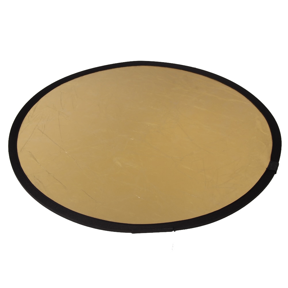 60 cm 2 n 1 Ronde Fotografie Studio Licht Mulit Photo Disc Opvouwbare Light Reflector Ronde Schijf Zilver/Goud