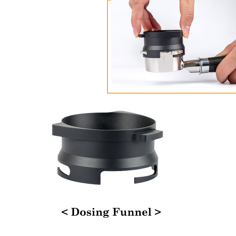 Sunbeam 58mm Bottomless Naked Portafilter 3 ears Filter Holder for Sunbeam Mini Barista/Barista Max/Barista Plus Coffee Machine: Beige