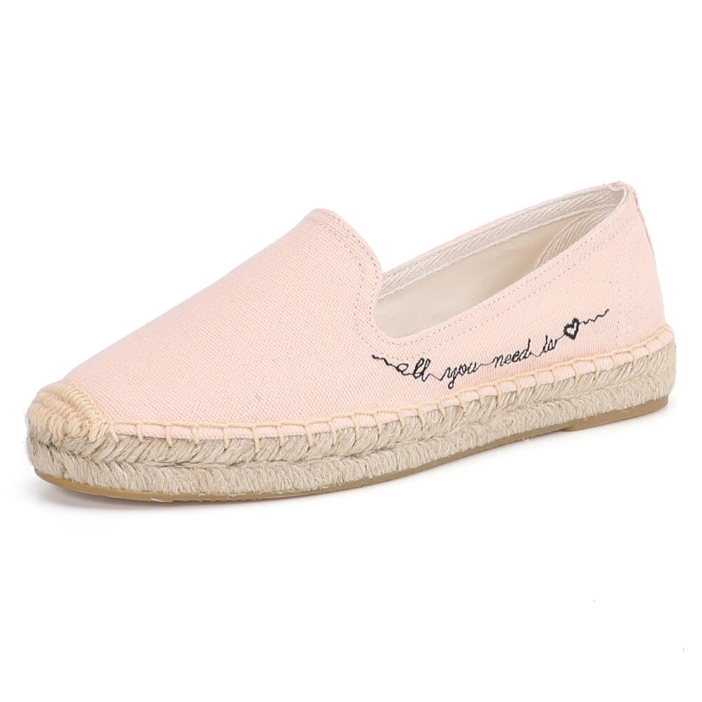 tienda soludos Espadrilles Flats Shoes Woman Lightweight Breathable Flat Ladies Fisherman Leisure Soft Comfortable Lazy