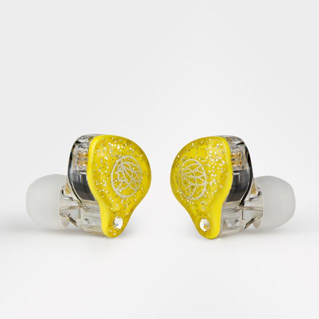 TFZ LIVE 1 HIFI in Ear Wired Earphone Dynamic Driver Monitor Earphone Noise Cancelling earplugs Detachable Cable 0.78mm 2 pin: Shining yellow NC