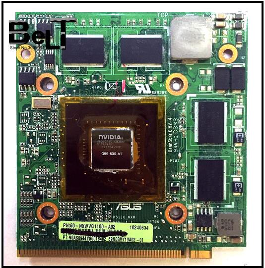Gt220m gt 220m 1gb vga-videokaart voor asus  x66ic k61ic k50io k70ic x70ic k51io