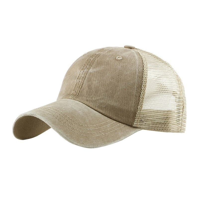 Laufen Hütte Kappe Männer schnell trocken Sport Hütte Einstellbar casquette chapeu knapp Gittergewebe männer Kappen Für Laufen Wandern: Kakifarbig