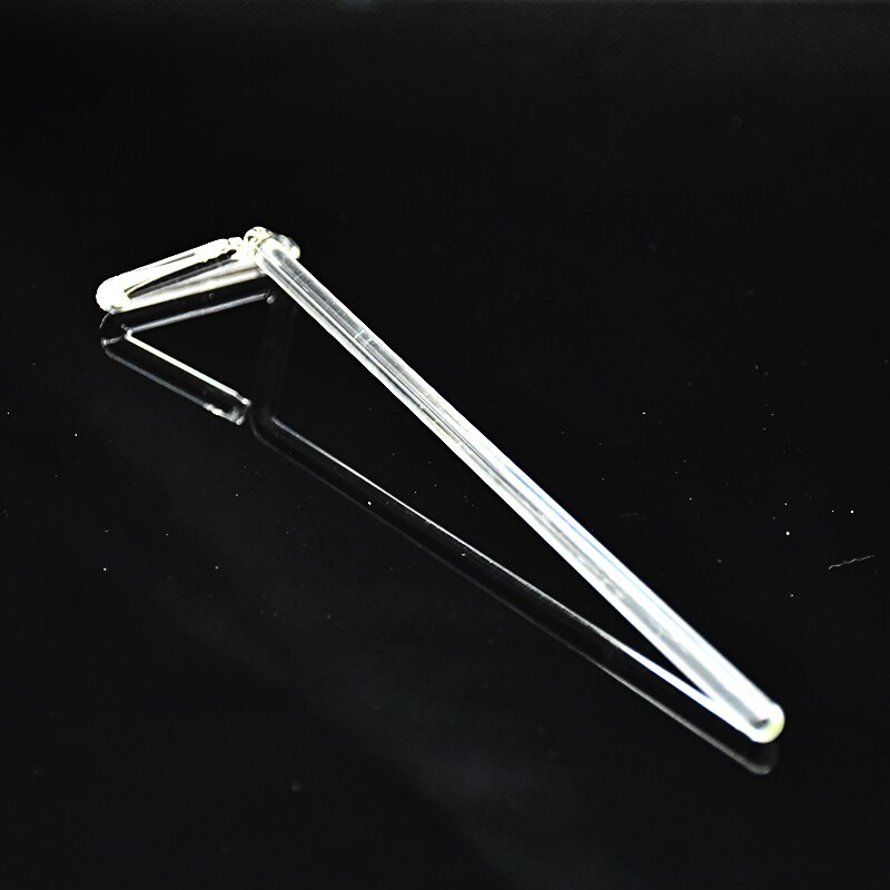 Glass Cell Coating Bar Triangular Cell Culture Dish Coated Stick 5 * 170 mm Cell Applicator Spatula Push Plates 10 pcs