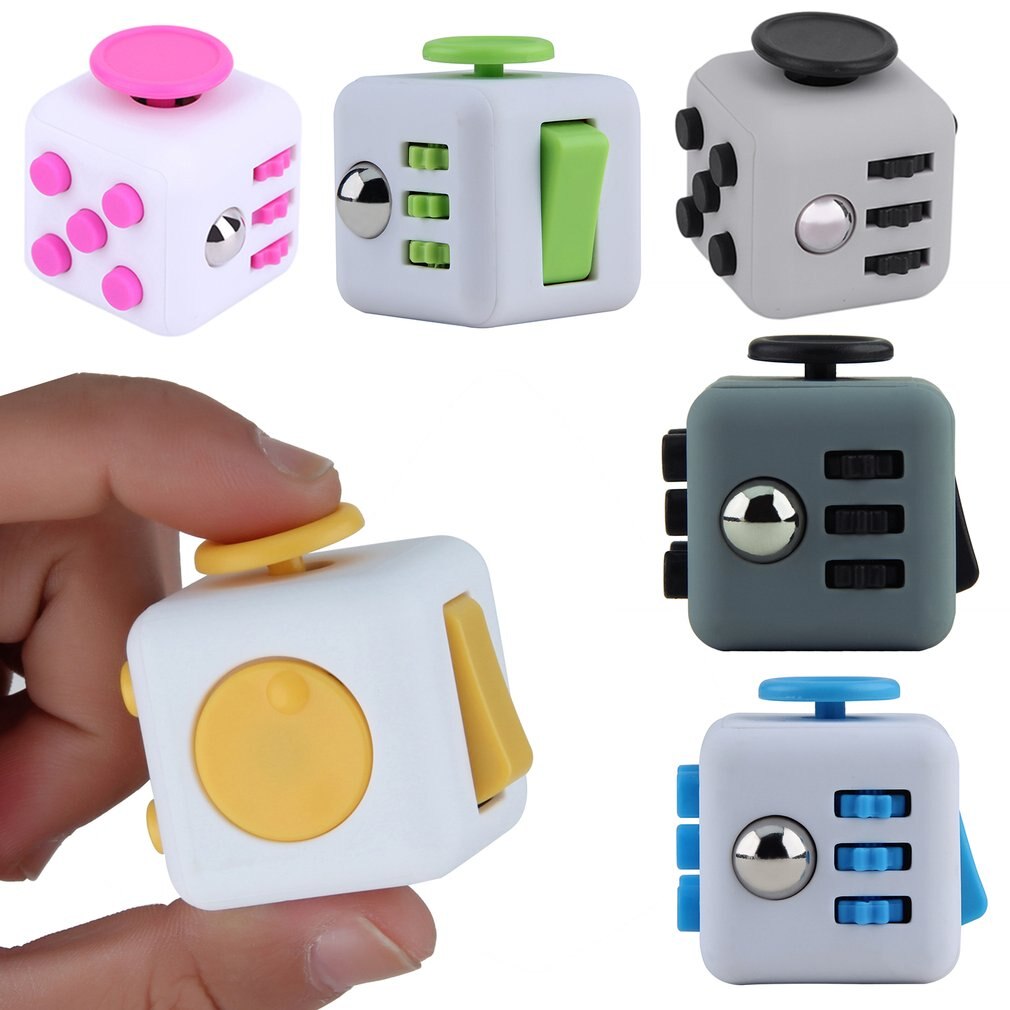Ångest stressavlastning uppmärksamhet dekompression plast fokus fidget gaming tärning leksak för barn vuxna