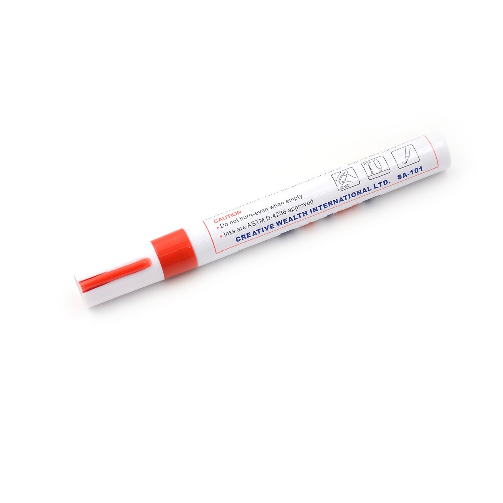 10 farben SP110 Wasserdichte Kennzeichnung Stift Reifen Metall Oberfläche Reparatur Farbe Stifte Farbe Malen Marker Stift: rot