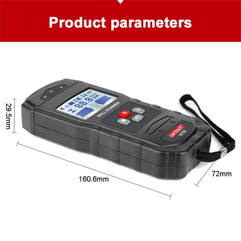 Digital Wall Metal Detector wiring Detecting wire water pipes materials in the wall motion detector Electric Box Finder WT55