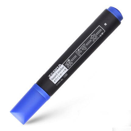 6 Pcs/Lot ZEBRA YYR1 2.5mm Whiteboard Marker erase Can be erased Writing Supplies Office &amp; School Supplies: blue