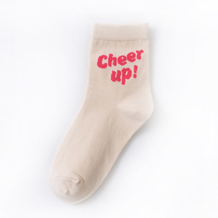 Kvinder sjove halajuku humoristiske ord trykt sokker hæle sokken hip hop street skateboard basket ball sokker unisex crew: 9