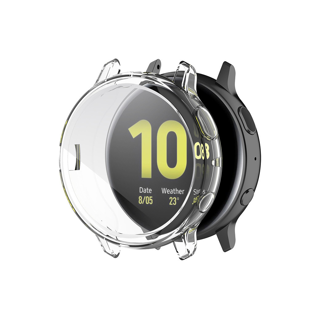 Funda protectora transparente de cristal suave UltraSlim, funda completa para Samsung Active 2 40MM, funda protectora para Smart Watch 19Nov08