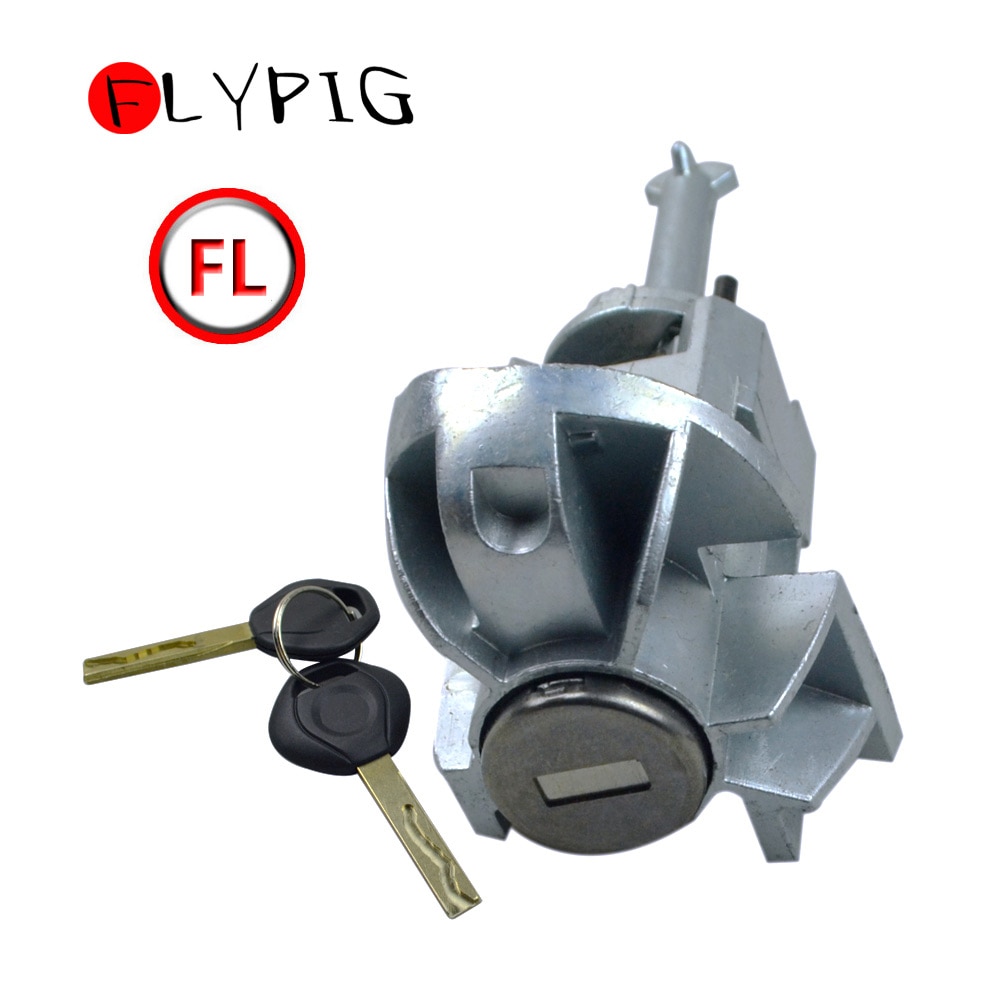 Driver Left Door Lock Cylinder Barrel Assembly W/keys for BMW E46 3 Series 2001-2006 Replacement Parts