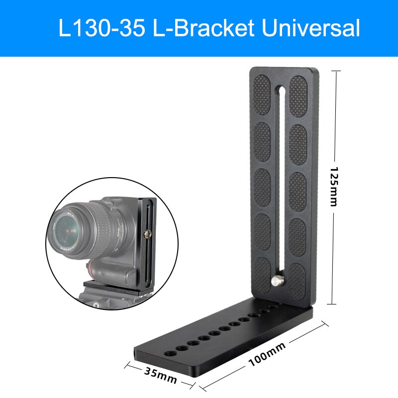 Selens L-Bracket Camera Grip For Sony A7M3 A7R4 For Nikon Z6 Z7 CamFi Universal Extendable Aluminum Alloy L Type Camera Cage Rig: Universal L130-35