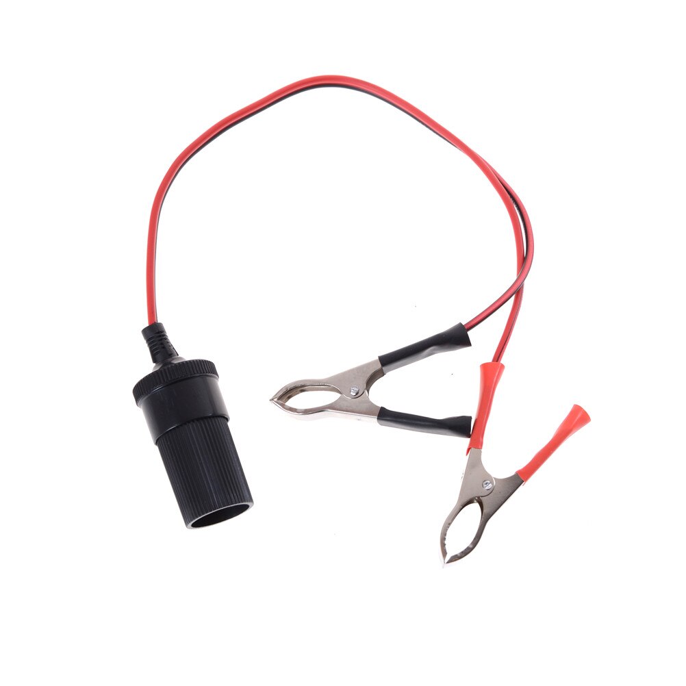 Alligator Clips Crocodile Wire DC Voltage Meter Ammeter Capacity Power Meter Monitor Male/female To Car Cigarette Lighter