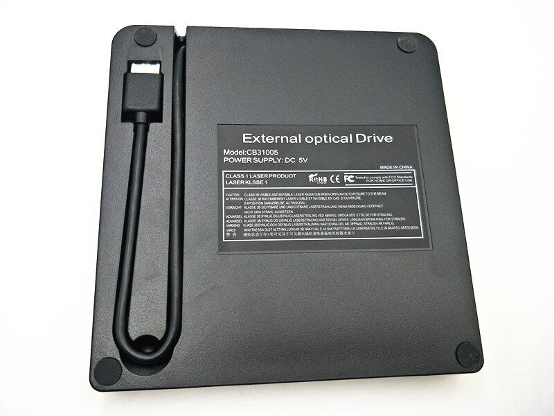 Di trasporto del nuovo Esterno USB 3.0 Ad Alta Velocità Sottile Masterizzatore DVD Drive Ottico Per Qualsiasi computer portatile del desktop