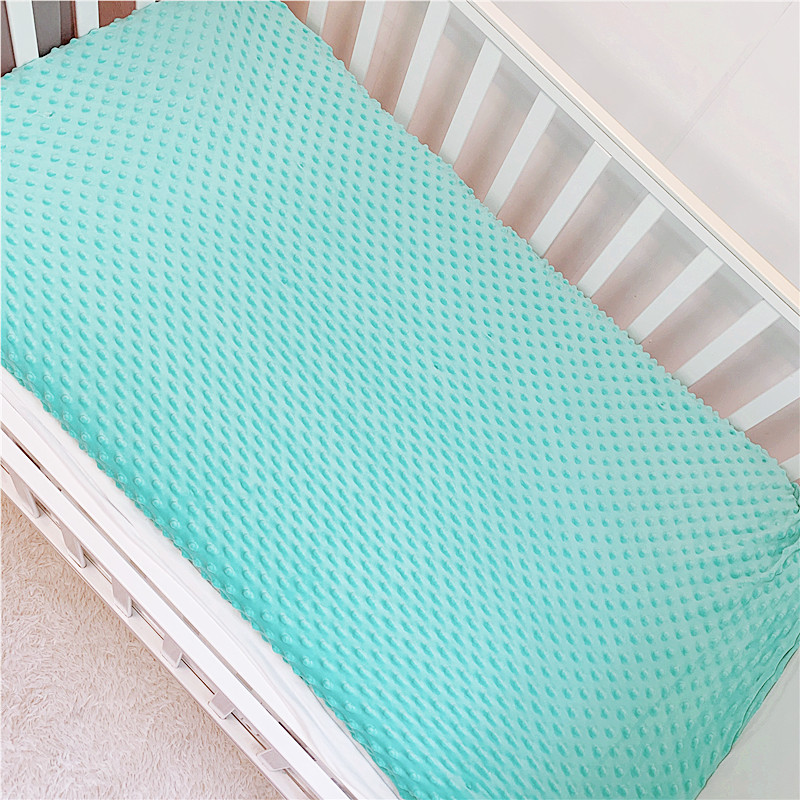Velvet crib sheet outlet