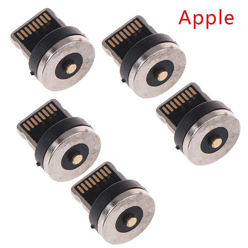 5pcs Mobile Phone Charger Magnetic Data Cable Head Charging Cable Adapter: C
