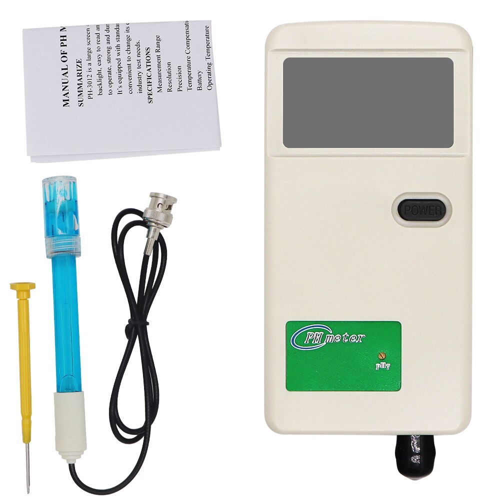 PH-3012B Digital PH Meter High Precision Water Tester Acidity Monitor for Laboratory Drinking Water