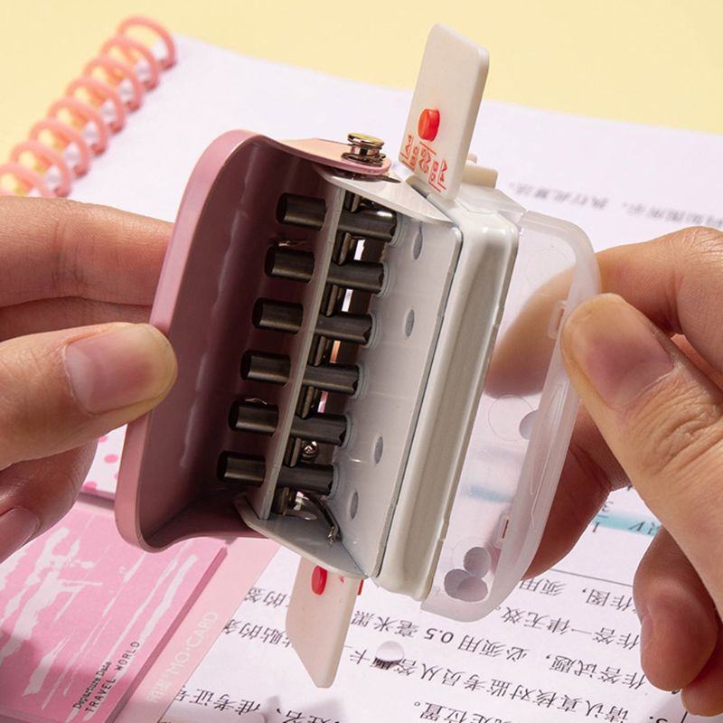 A4 B5 A5 30/26/20 Holes DIY Loose Leaf Hole Puncher Handmade Scrapbook Punch Tools Office School Supplies