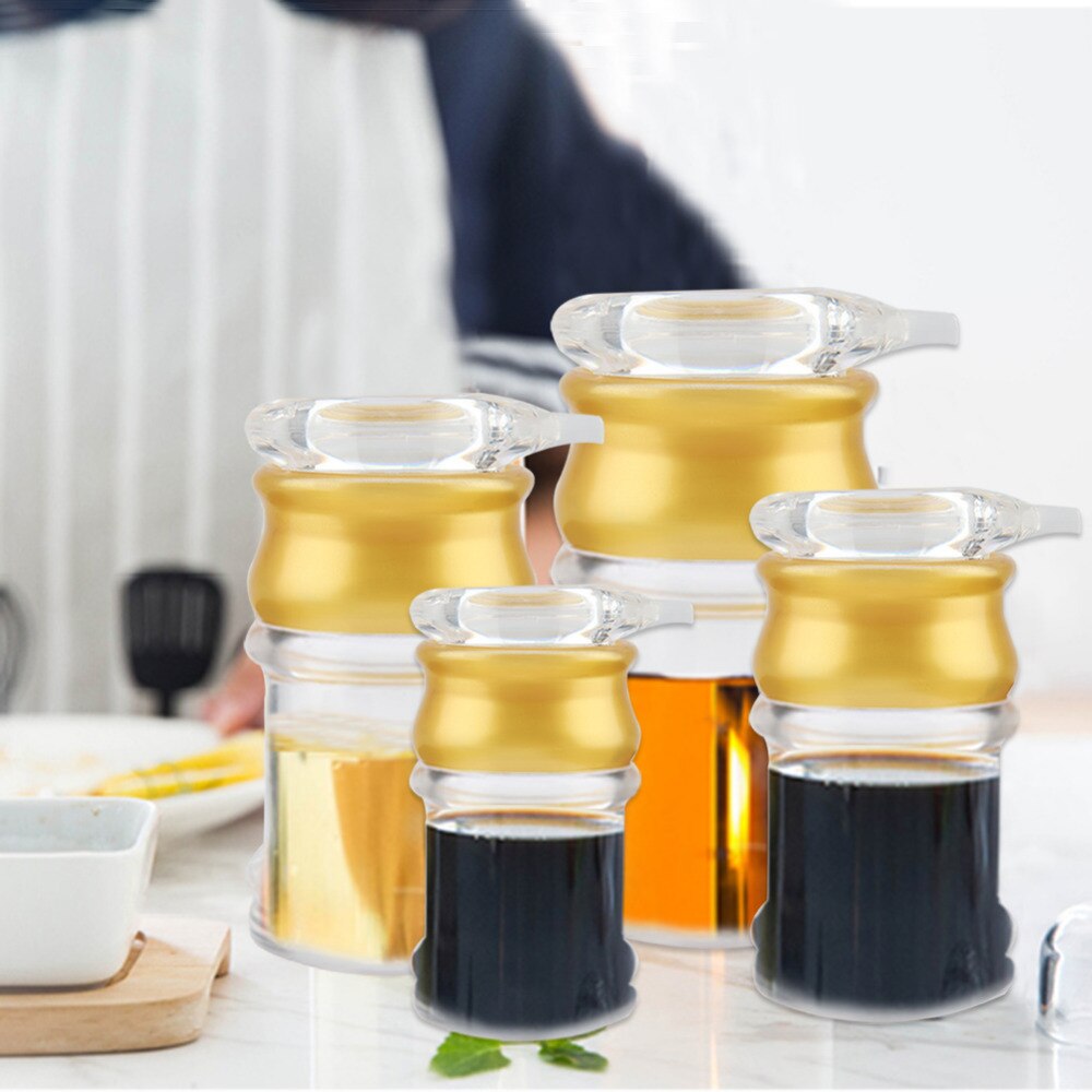 Acryl Olie Fles Transparante Saus Dispenser Azijn Olijfolie Dispensers Outdoor Bbq Koken Kruiden Gadgets
