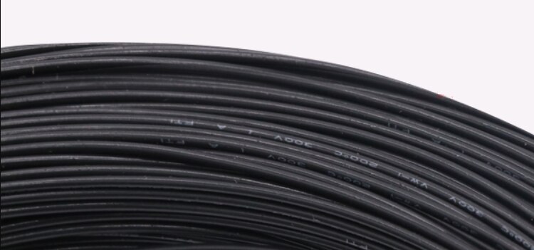 UL1332 24AWG téflon plastique isolé fil 0.22mm carré OFC étamé cuivre câble électrique haute température conductivité bricolage ligne