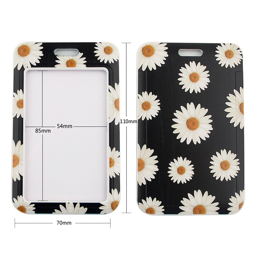 CB896 Kersenbloesems Mode Bloemen Lanyard Credit Card Id Houder Tas Student Vrouwen Bank Bus Visitekaartje Cover Badge
