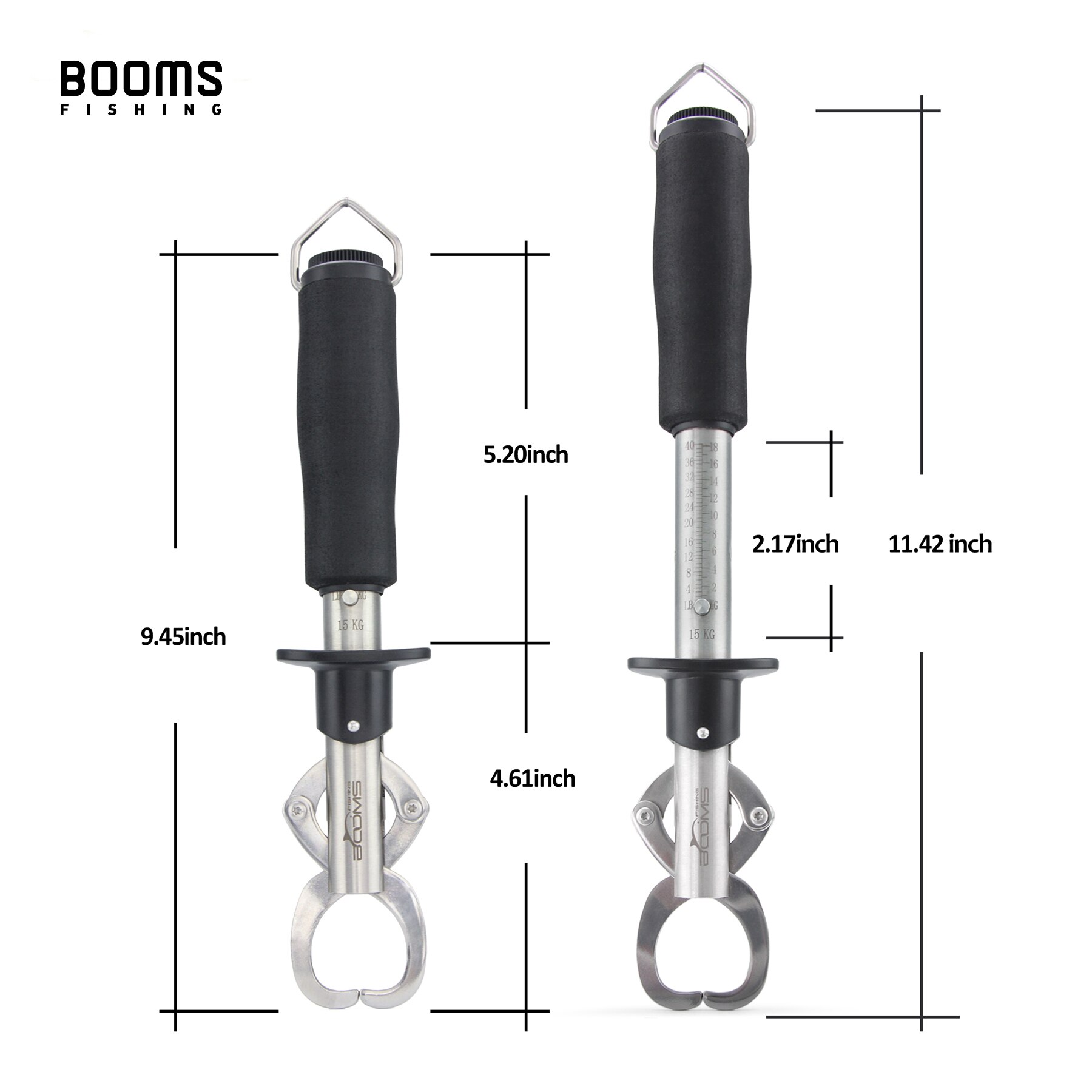 Booms Fishing Fish Gripper Grip and Hold Fish with Tight Grip