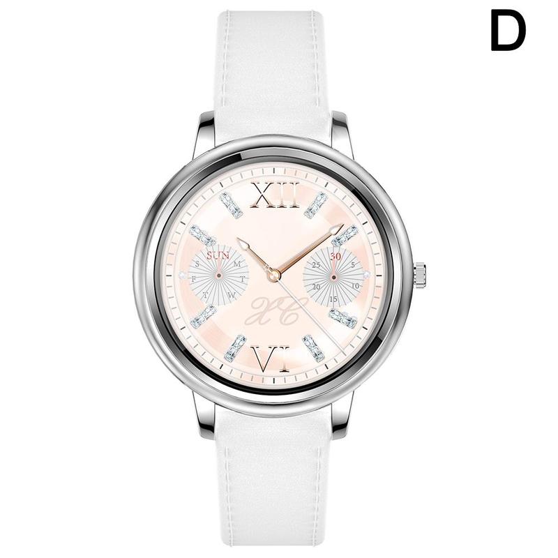 Clever Uhr voll berühren Bildschirm 39mm Durchmesser Frauen Smartwatch Für Damen Und Mädchen Kompatibel Mit Android/IOS bluetooth 5,0: D