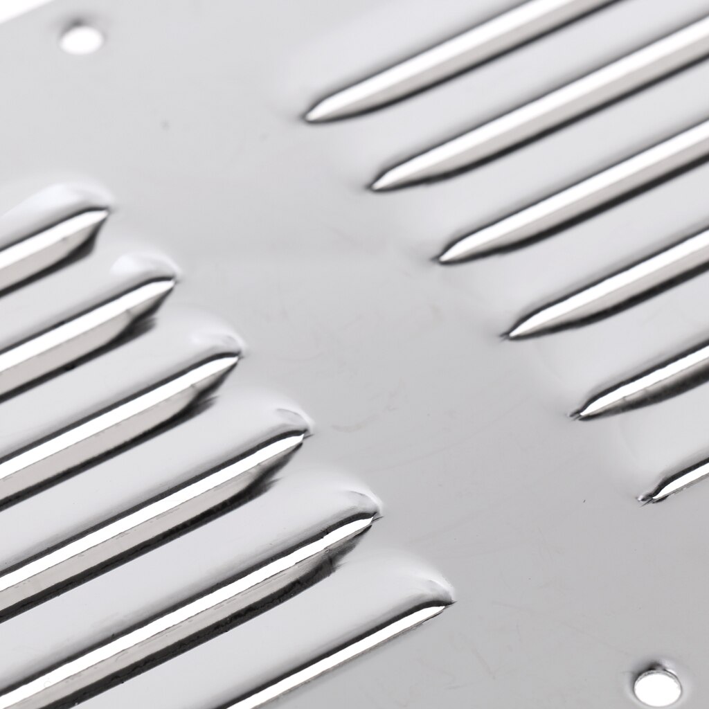 23 x 11.5 cm / 9 x 4.5 tums rektangulärt luftventilsgrill ventilationsgaller för byte av båt, rostfritt stål