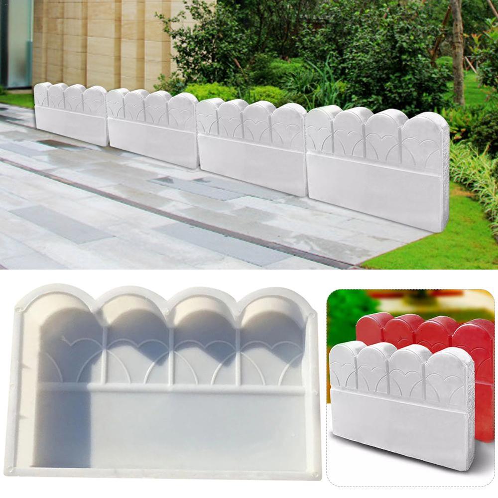 Antique Fence Path Mold Courtyard Garden Concrete Mould Decor Flower Pool Brick Mold Flower Pool Brick Plastic Mold for Garden