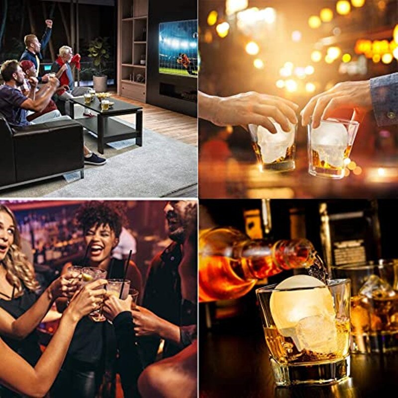 Perfect Ice Cube Silicone Cube Maker Form Cake Pudding Chocolate Molds Easy to Remove Ice Trays Fade Resistant