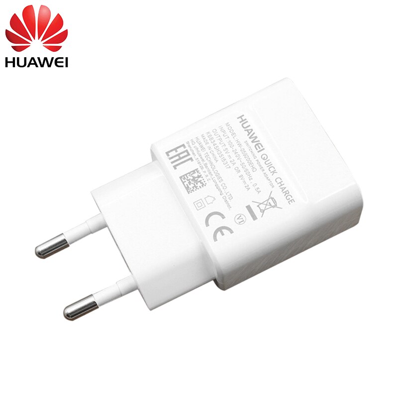 9V/2A USB EU Fast Charge 1M USB 3.1 TYPE C Data Cable Quick charger For HUAWEI P9 P10 Plus P20 Mate 20 Pro Honor NOTE 9 10 V8 9