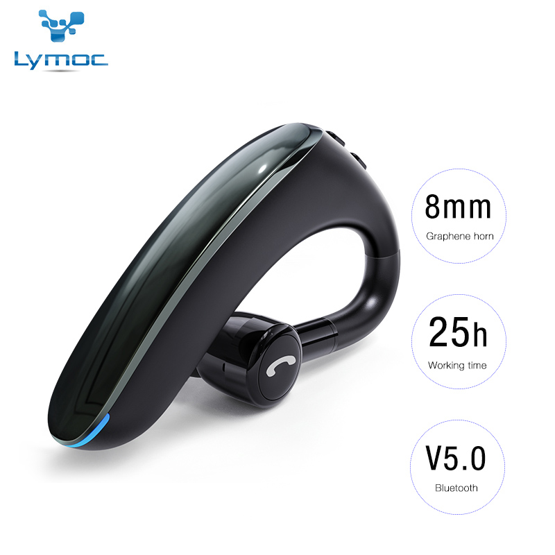 LYMOC Graphene 5.0 Bluetooth Earphones Wireless Headsets Nosice Cancelling HD MIC Handsfree Business Driver for iPhone Xiaomi