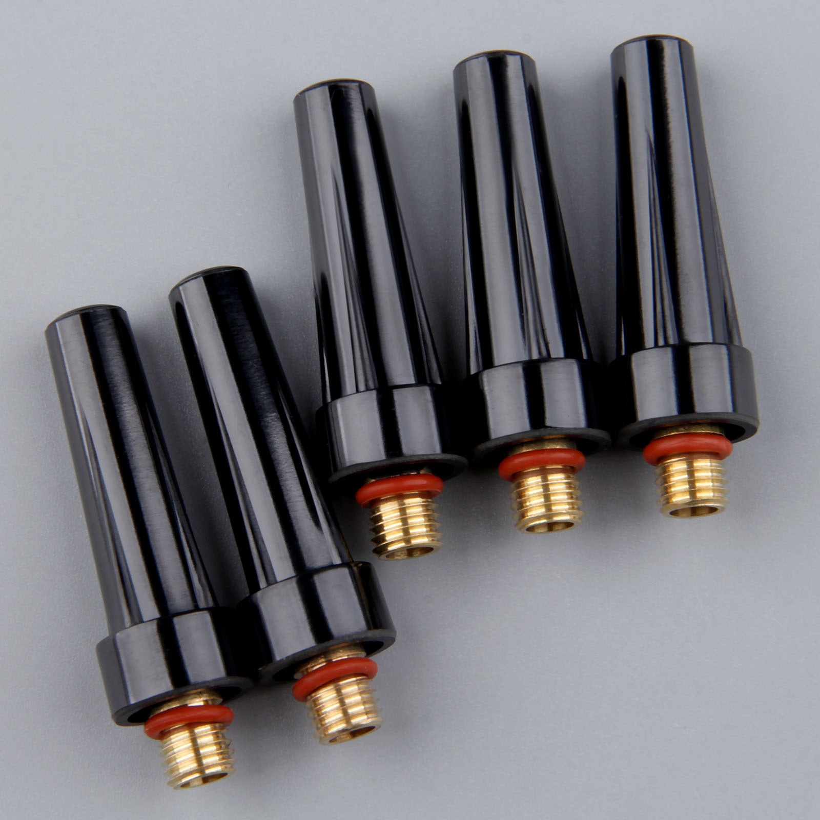 5Pcs 41V35 TIG Back Caps (Medium) for WP9 WP20 WP25 TIG Welding Torch Welding Cutting Consumable Parts Welding Soldering Torches