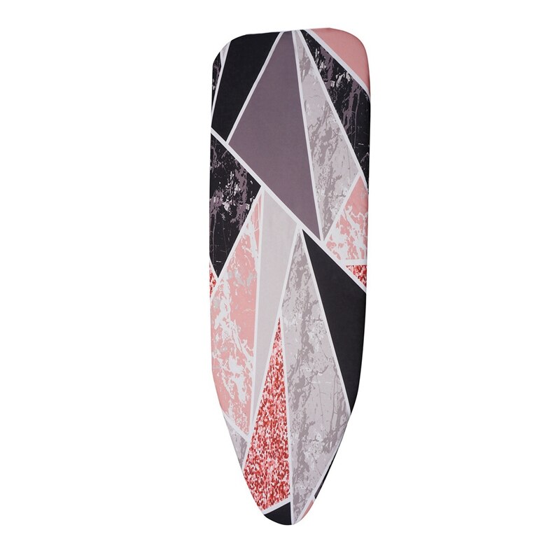 2 pces 140x50cm tecido marmoring tábua de engomar capa protetora imprensa ferro dobrável para passar pano guarda proteger-1 & 5