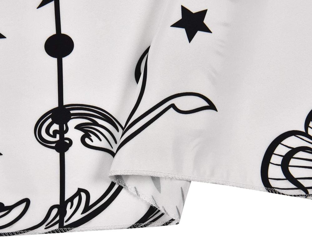 LUCKYYJ Sun and Moon Tapestry Black and White Tapestry Psychedelic Fractal Faces Tapestry Wall Hanging for Home Decoration